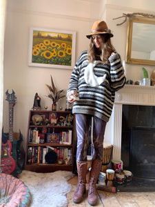 MOONLIGHT Reworked Fairtrade Knitted Wool Sweater