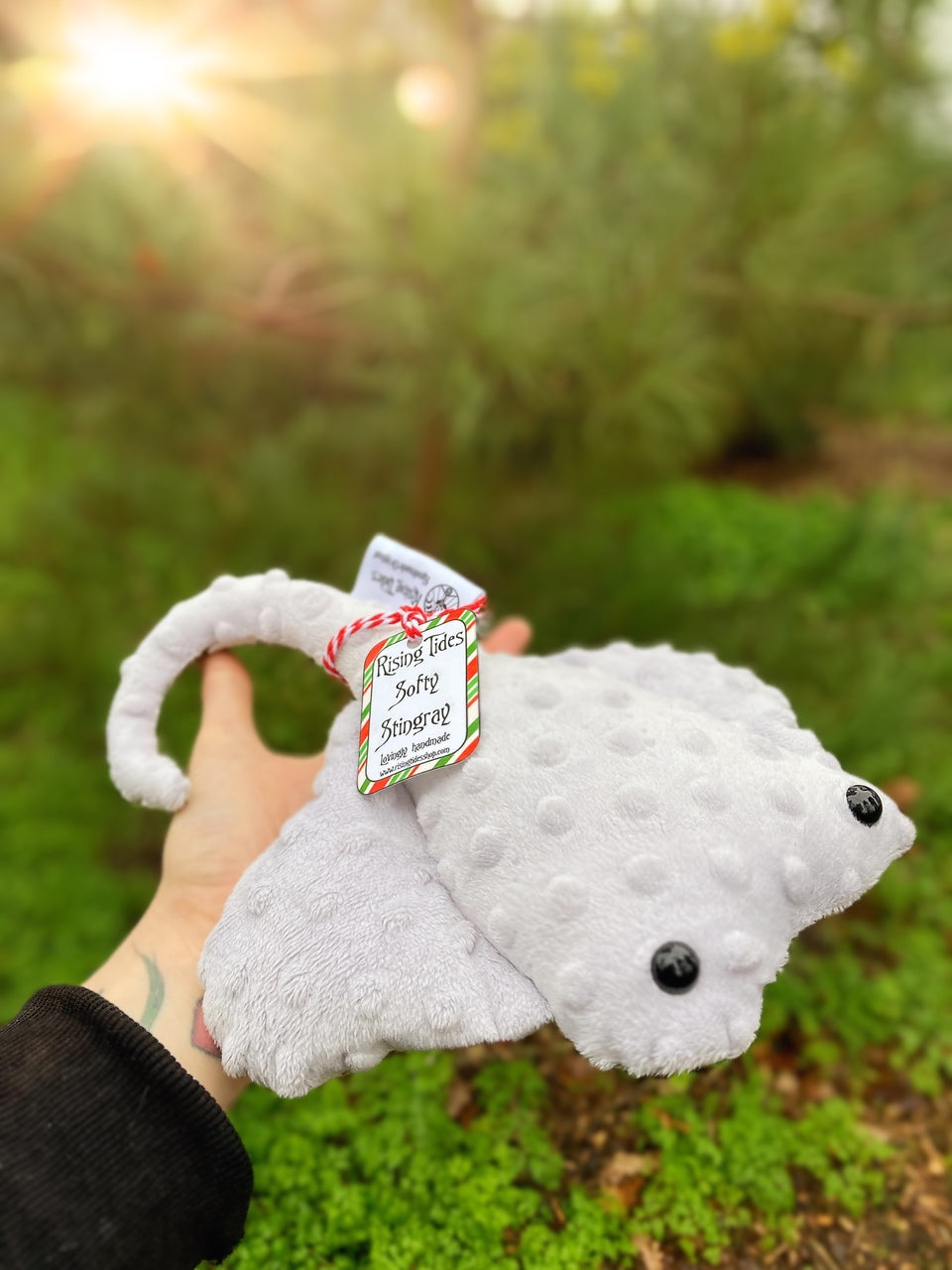 Festive Softy Stingray - Handmade Original Plush Stingray
