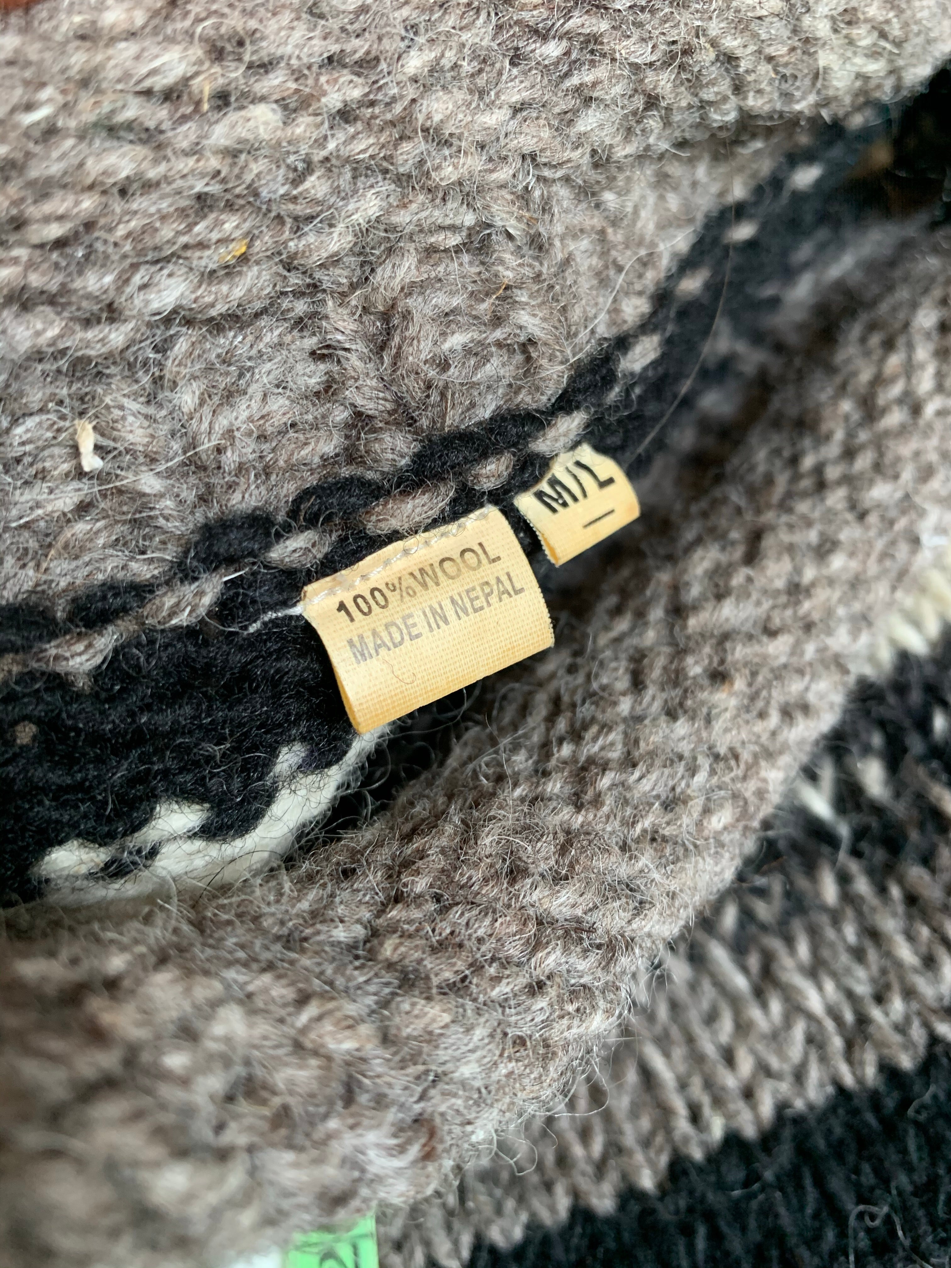 MOONLIGHT Reworked Fairtrade Knitted Wool Sweater