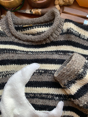 MOONLIGHT Reworked Fairtrade Knitted Wool Sweater