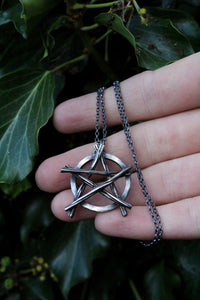 SPIRIT Handmade Sterling Silver Pentacle Necklace (Made to Order)