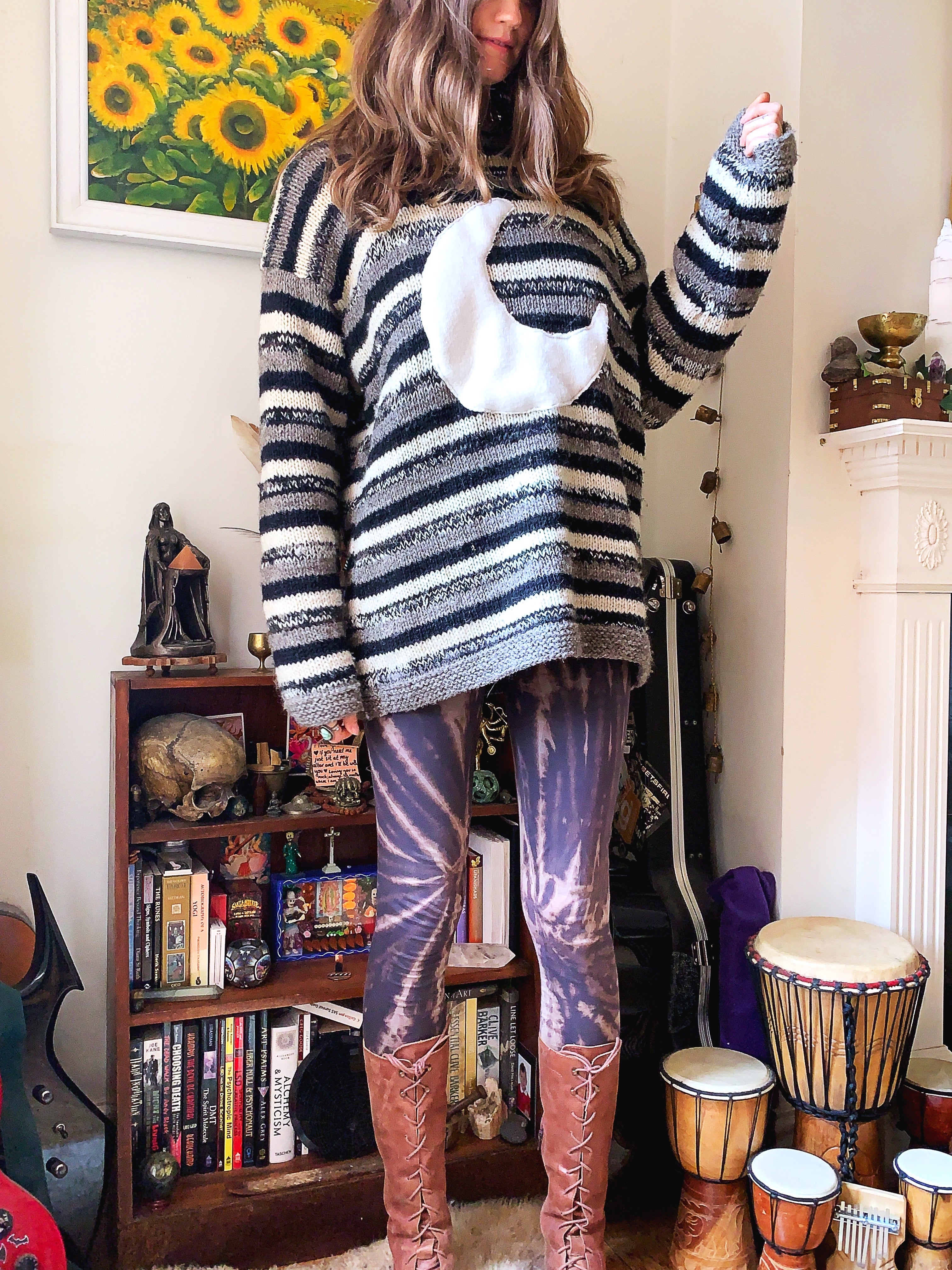 MOONLIGHT Reworked Fairtrade Knitted Wool Sweater