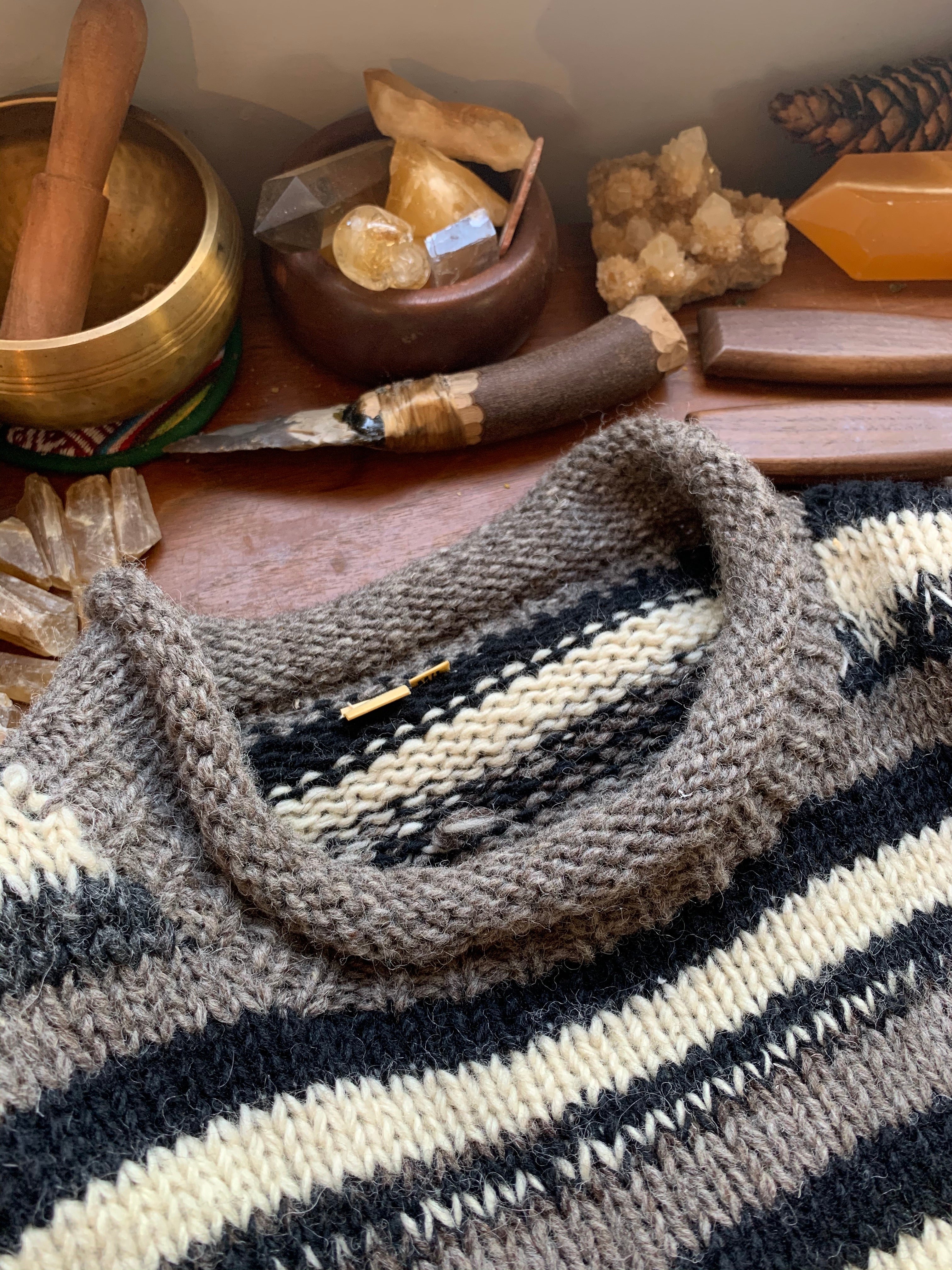 MOONLIGHT Reworked Fairtrade Knitted Wool Sweater